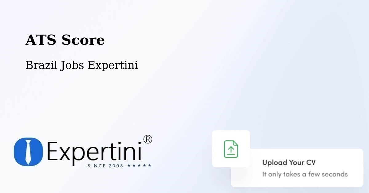 Resume ATS Score & Job Description Match Tool – Moiporá - Brazil Jobs Expertini