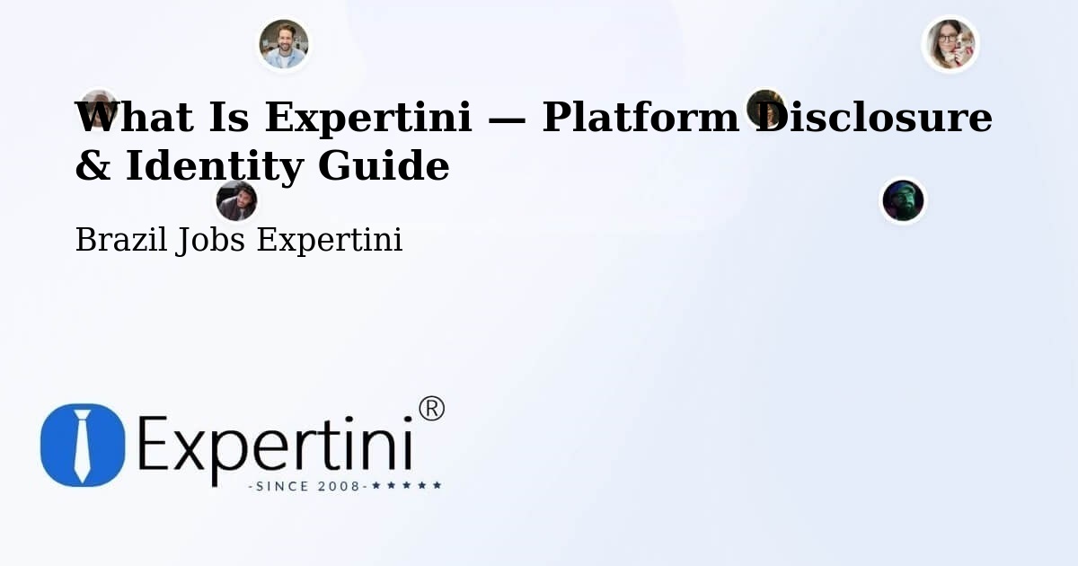 What Is Expertini — Platform Disclosure & Identity Guide – Moiporá
